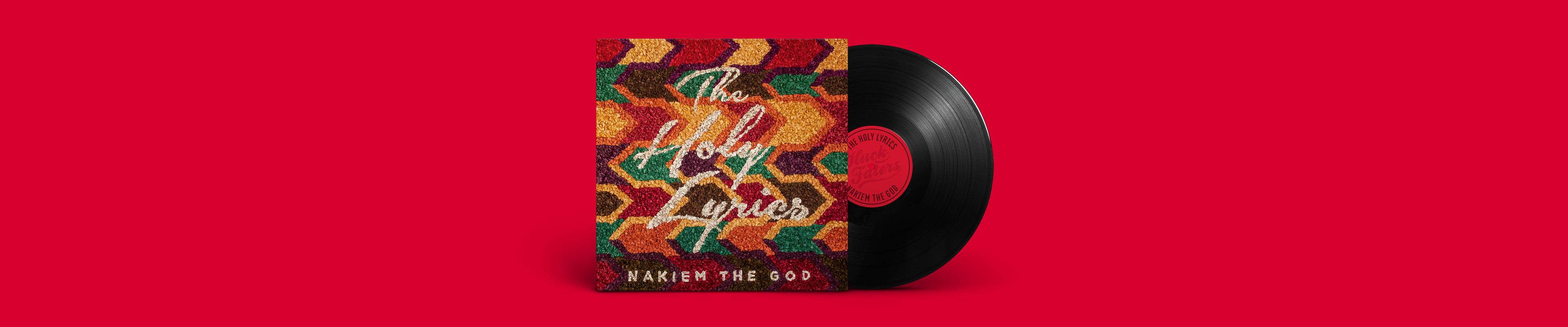 Cover and record design for &ldquo;The Holy Lyrics&rdquo;