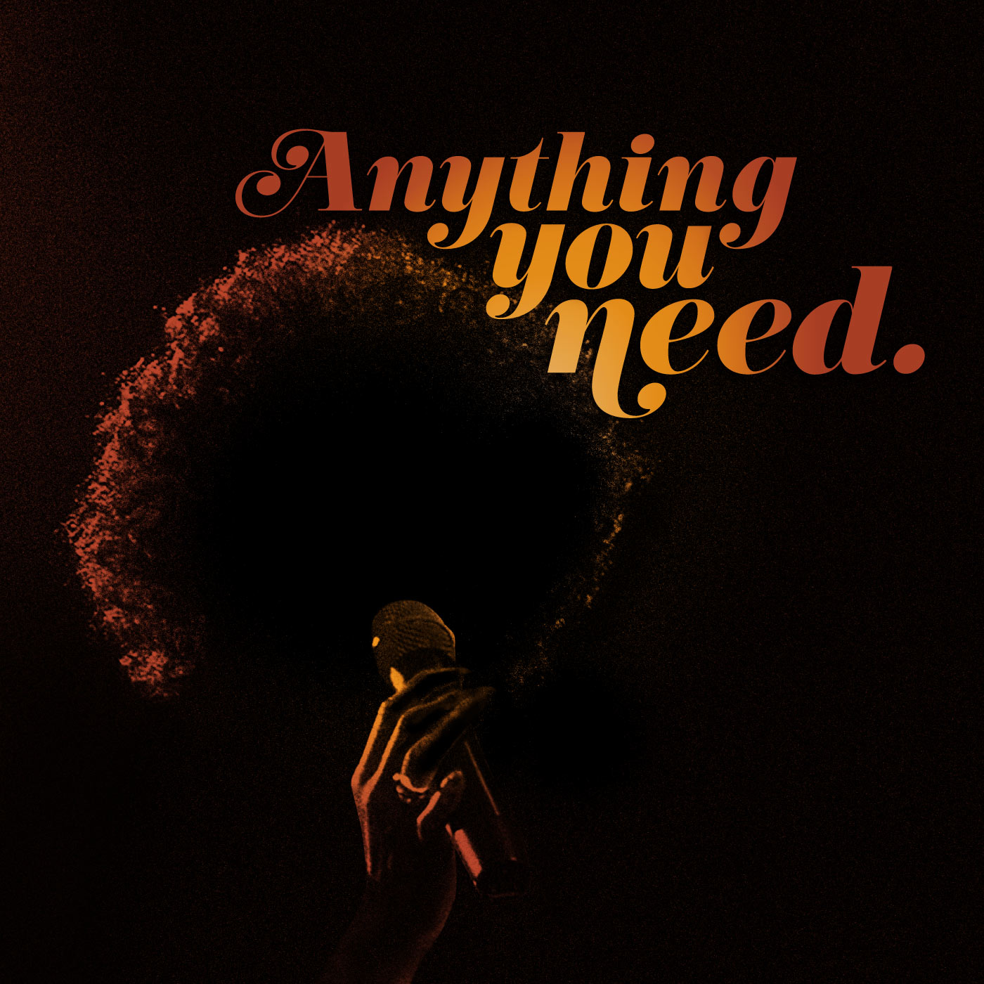 Cover design for Anything You Need single by Sean Blake HTF