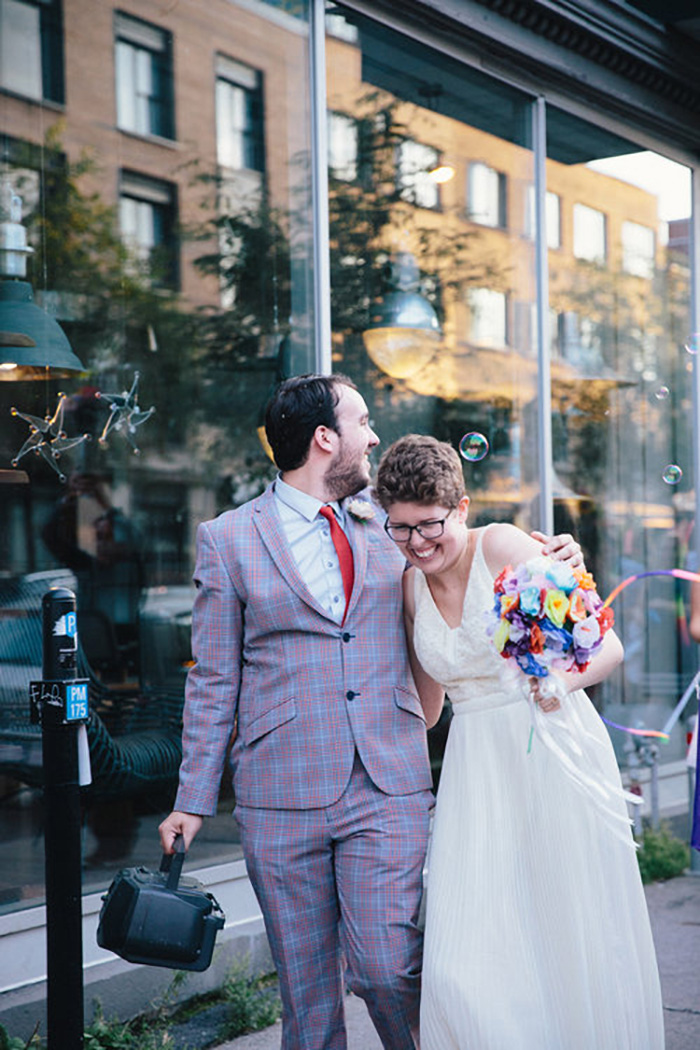 Max and Anna on their wedding day &ndash; Photo &copy; Sonia Primerano