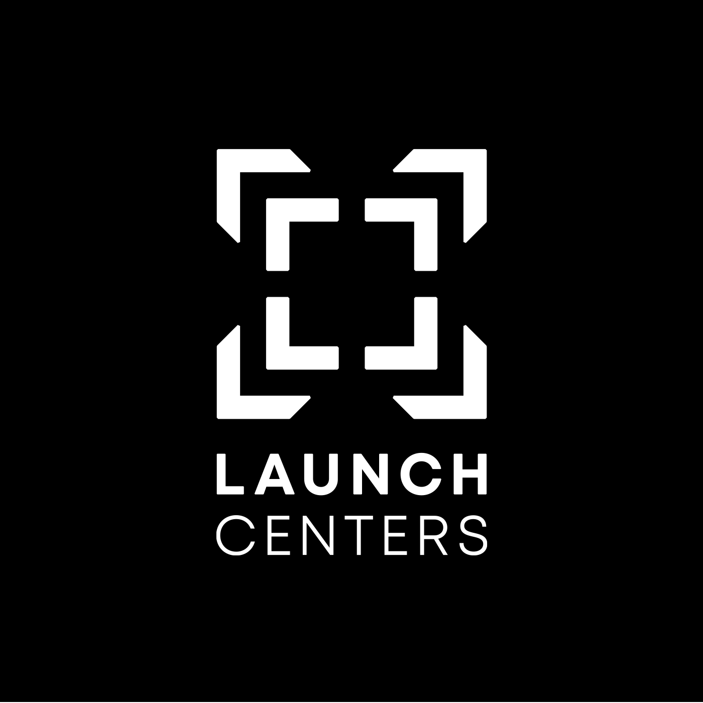 New logo design&colon; a stylized&comma; minimal launch pad over the wordmark