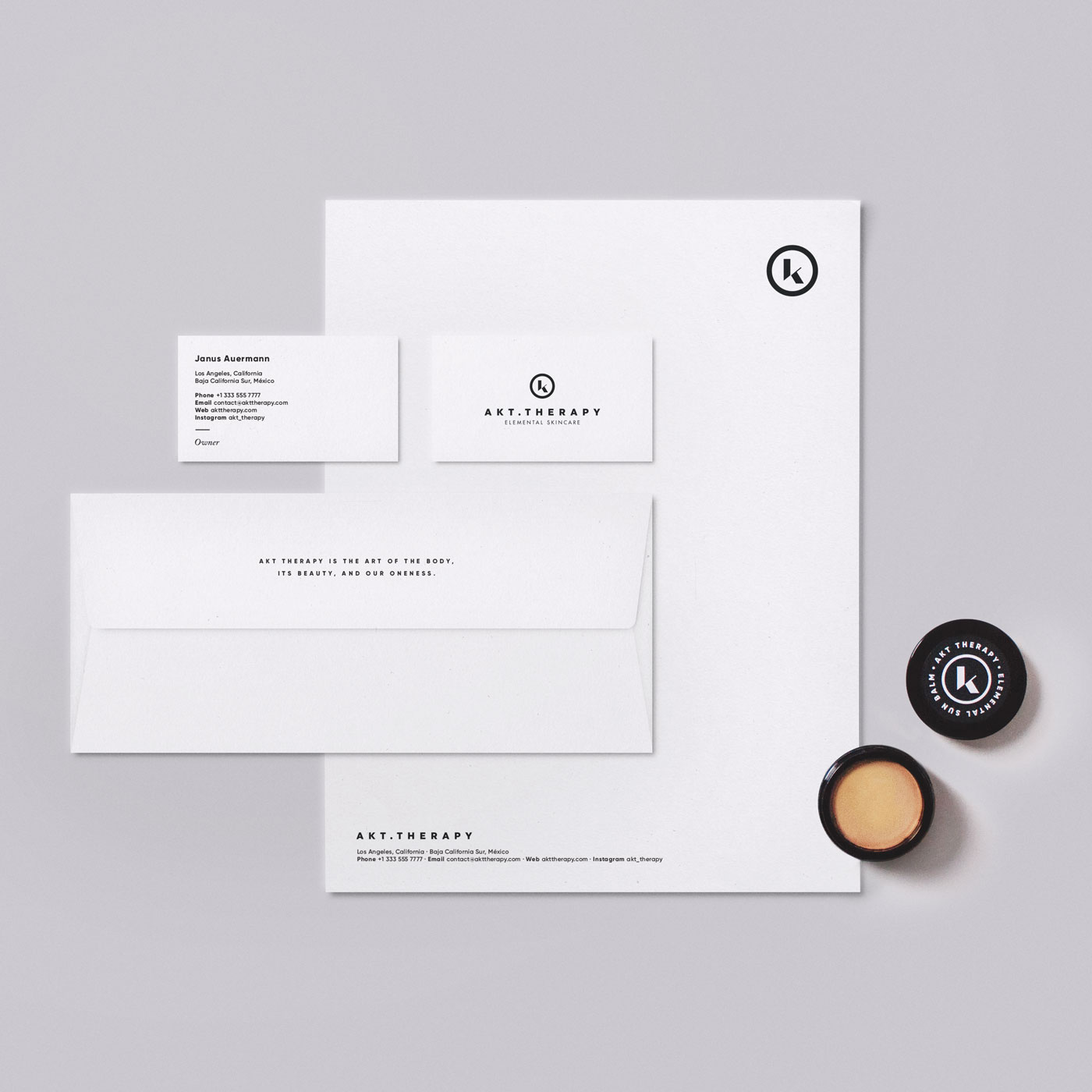 AKT Therapy branded Stationery